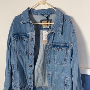Never worn. Size medium men’s jean jacket
